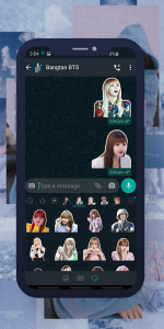 اسکرین شات برنامه Lisa Blackpink WASticker 3