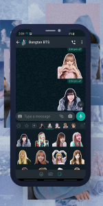 اسکرین شات برنامه Lisa Blackpink WASticker 5