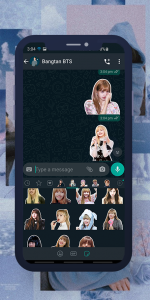 اسکرین شات برنامه Lisa Blackpink WASticker 6