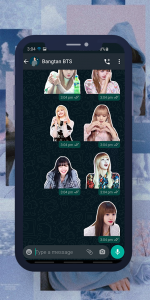 اسکرین شات برنامه Lisa Blackpink WASticker 4