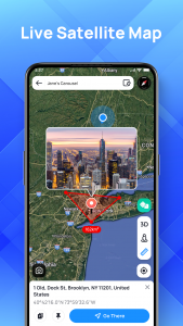 اسکرین شات 2 برنامه Live Satellite Map: Earth Cam