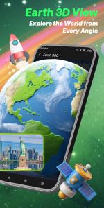 اسکرین شات 4 برنامه Live World Map 3D: GPS Earth