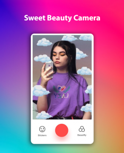 اسکرین شات برنامه Sweet Beauty Camera 5