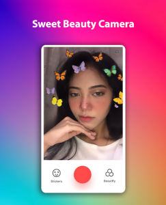 اسکرین شات برنامه Sweet Beauty Camera 7