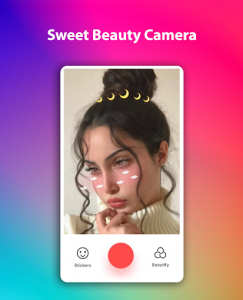 اسکرین شات برنامه Sweet Beauty Camera 3