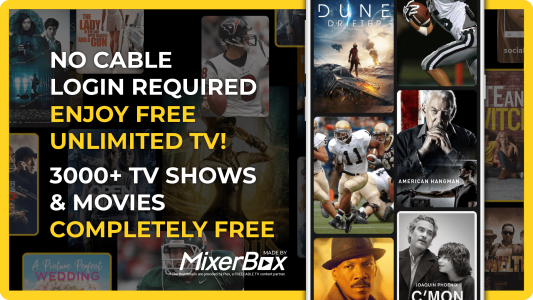 اسکرین شات 1 برنامه FREECABLE© TV App: Shows, News