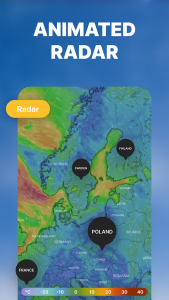 اسکرین شات برنامه Weather Radar - Live Forecast 3