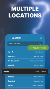 اسکرین شات برنامه Weather Radar - Live Forecast 7