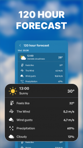 اسکرین شات برنامه Weather Radar - Live Forecast 6