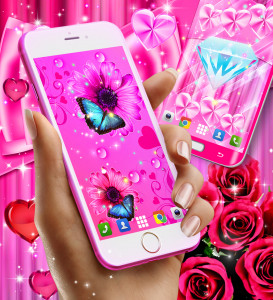 اسکرین شات 5 برنامه Wallpapers for girls