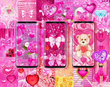 اسکرین شات 2 برنامه Wallpapers for girls