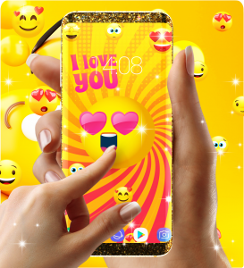 اسکرین شات برنامه Funny smiley emoji wallpapers 7