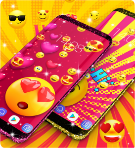 اسکرین شات برنامه Funny smiley emoji wallpapers 3