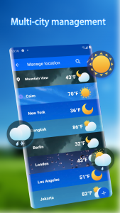 اسکرین شات برنامه Local Weather Alerts - Widget 3