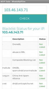 اسکرین شات برنامه What is My IP address 3