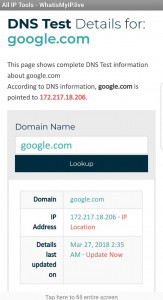 اسکرین شات برنامه What is My IP address 5