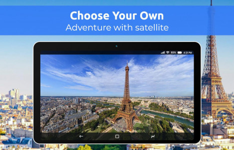 اسکرین شات 1 برنامه Live Earth Map HD - Live Cam