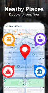 اسکرین شات 5 برنامه Live Earth Map HD - Live Cam