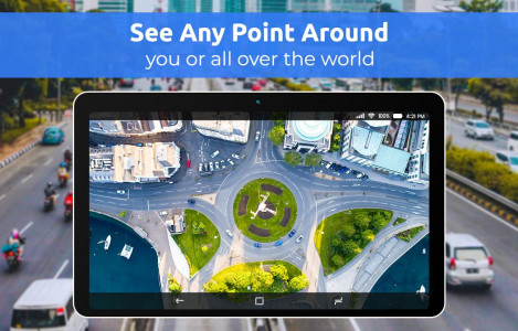 اسکرین شات 4 برنامه Live Earth Map HD - Live Cam