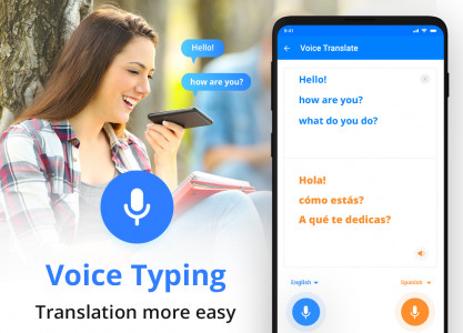 اسکرین شات برنامه Translate App - Voice and Text 1