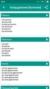 اسکرین شات 6 برنامه German Dictionary Offline
