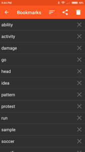 اسکرین شات 3 برنامه English Dictionary - Offline