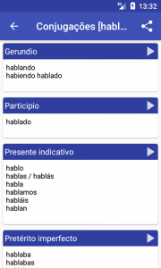 اسکرین شات برنامه Spanish Dictionary - Offline 3