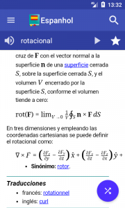 اسکرین شات برنامه Spanish Dictionary - Offline 2