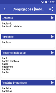اسکرین شات 3 برنامه Spanish Dictionary - Offline