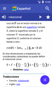 اسکرین شات 2 برنامه Spanish Dictionary - Offline