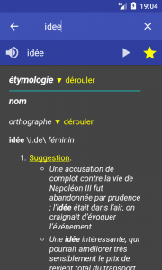 اسکرین شات برنامه French Dictionary - Offline 2