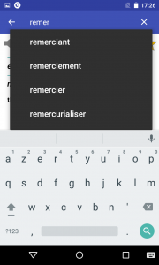 اسکرین شات برنامه French Dictionary - Offline 5