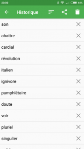اسکرین شات 5 برنامه French Dictionary - Offline