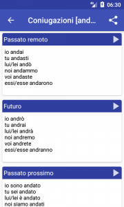 اسکرین شات 2 برنامه Italian Dictionary - Offline