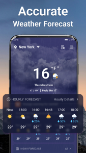 اسکرین شات 1 برنامه Weather Live - Forecast&Alert
