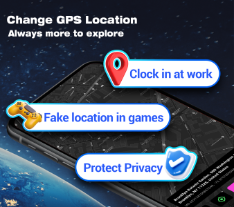 اسکرین شات 8 برنامه Gmocker: Fake GPS Location