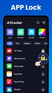 اسکرین شات برنامه App lock - Fingerprint,Applock 1