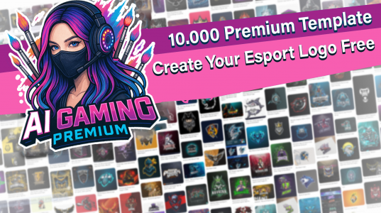 اسکرین شات 1 برنامه Premium AI Gaming Logo Esport