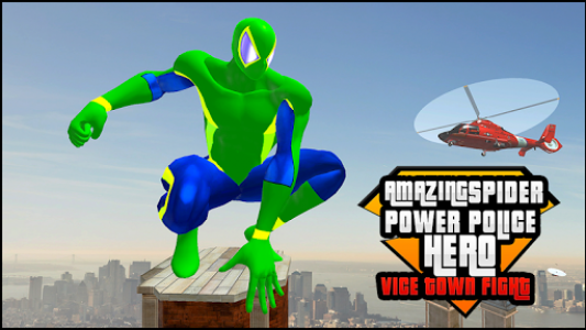 اسکرین شات برنامه Amazing Spider Power Police Hero: Vice Town Fight 5