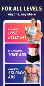 اسکرین شات برنامه Lose Belly Fat  - Abs Workout 1