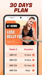 اسکرین شات برنامه Lose Weight at Home in 30 Days 2