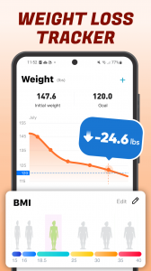 اسکرین شات برنامه Lose Weight - Weight Loss App 8