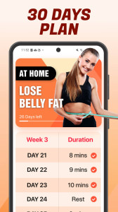 اسکرین شات 2 برنامه Lose Weight - Weight Loss App