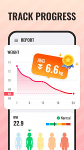 اسکرین شات 4 برنامه Lose Weight App for Women
