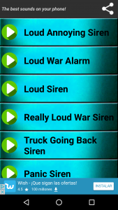 اسکرین شات برنامه Loud Siren Ringtones Remix 8