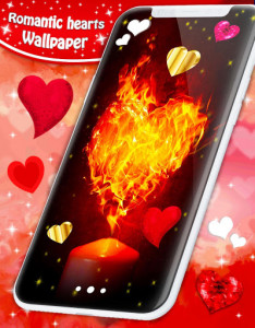 اسکرین شات برنامه Love Live Wallpaper ❤️ Fancy Hearts HD Wallpapers 5