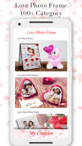اسکرین شات برنامه Love Photo Frames - Couple Photo Editor 2