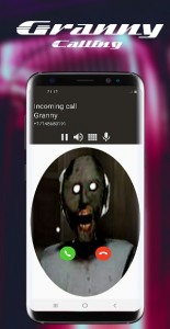 اسکرین شات برنامه Horror Creepy Fake Video Call 1