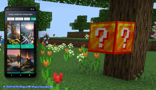 اسکرین شات 3 برنامه lucky mods for minecraft