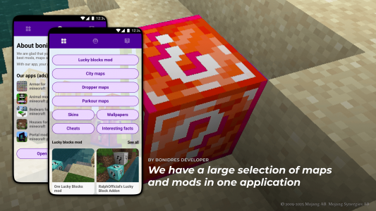 اسکرین شات برنامه block mod for minecraft 2